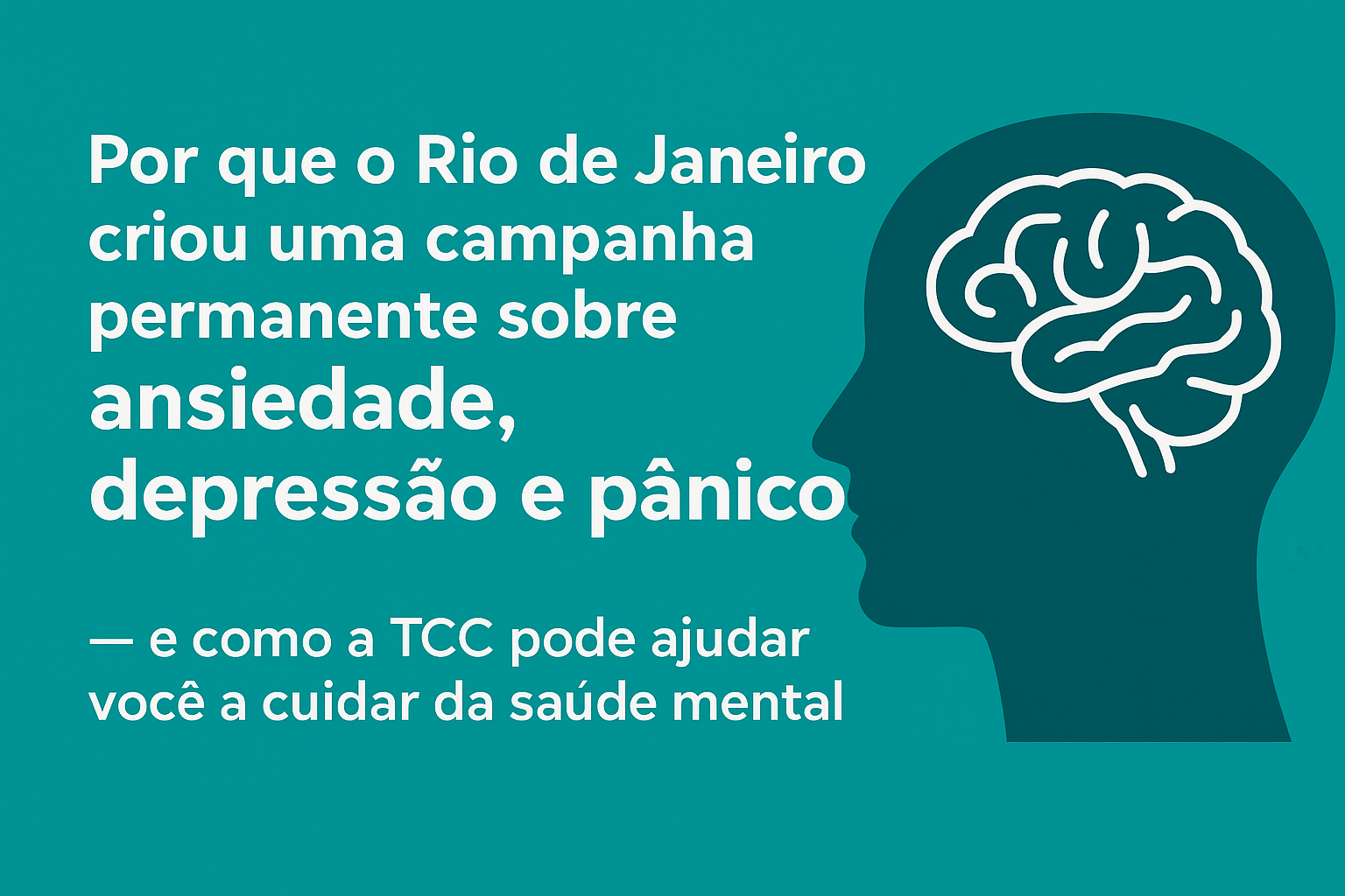 Saúde mental no Rio de Janeiro: o impacto da campanha permanente sobre ansiedade, depressão e pânico